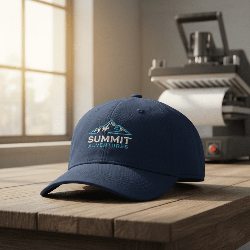 company branding cap print near me