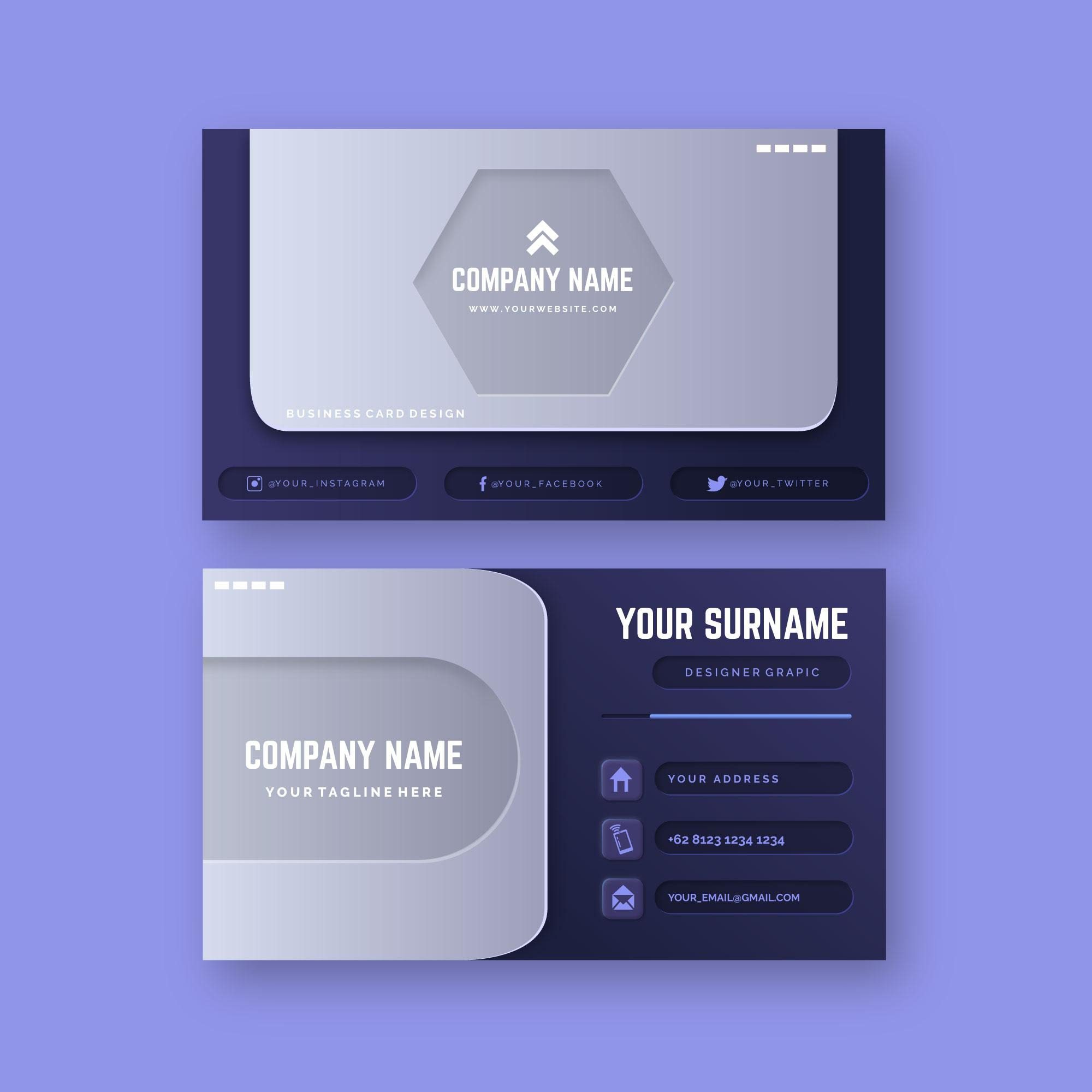 Matte & Gloss Finish Business Cards Printing Near ME