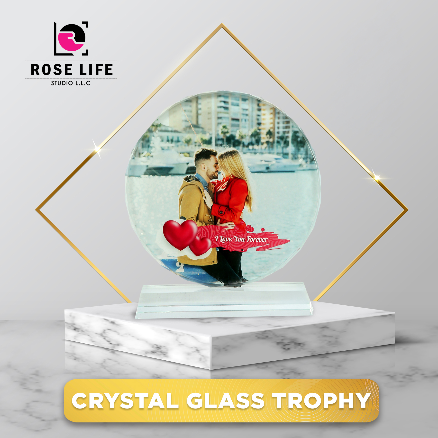 Crystal Glass Trophy #1