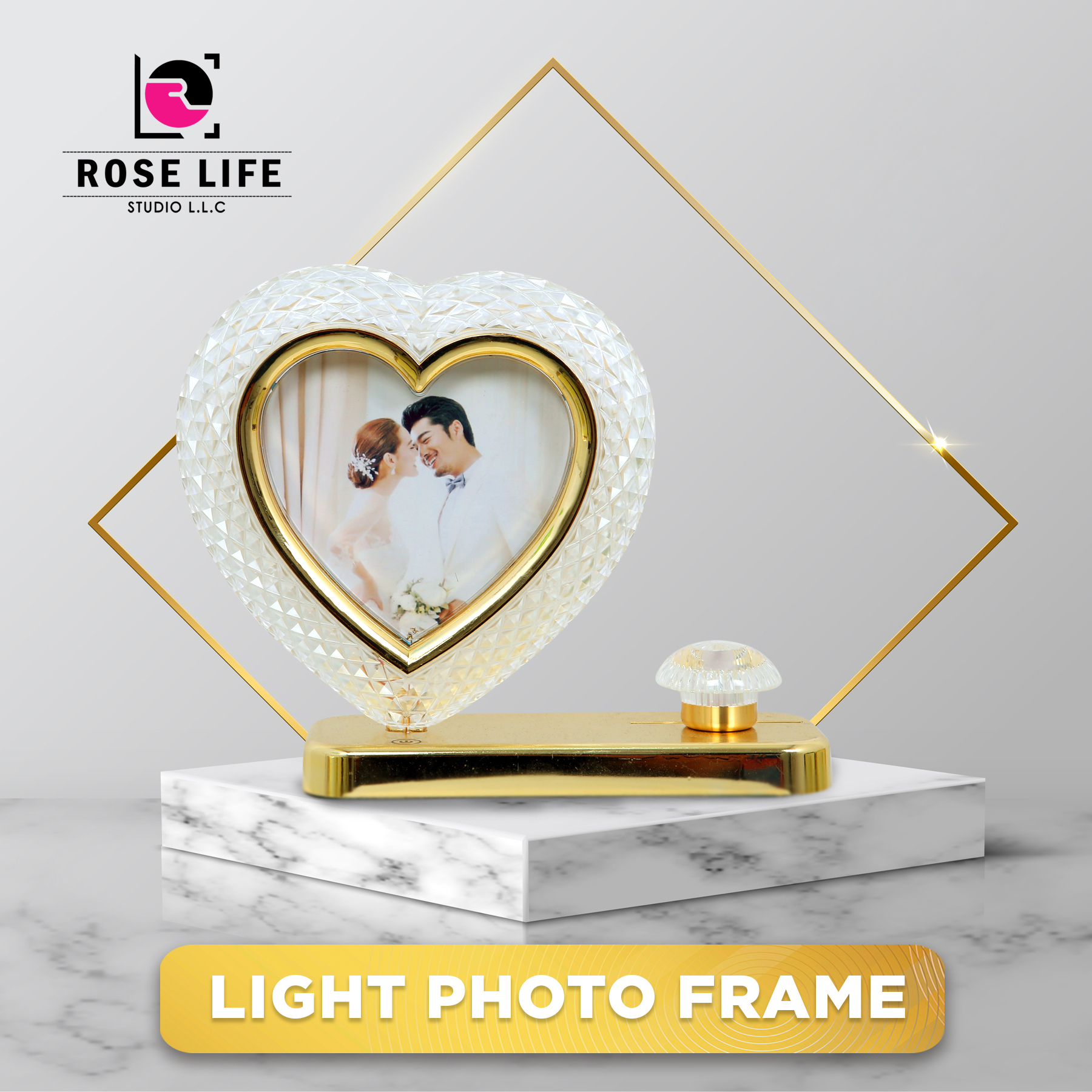 Crystal Light Photo Frame