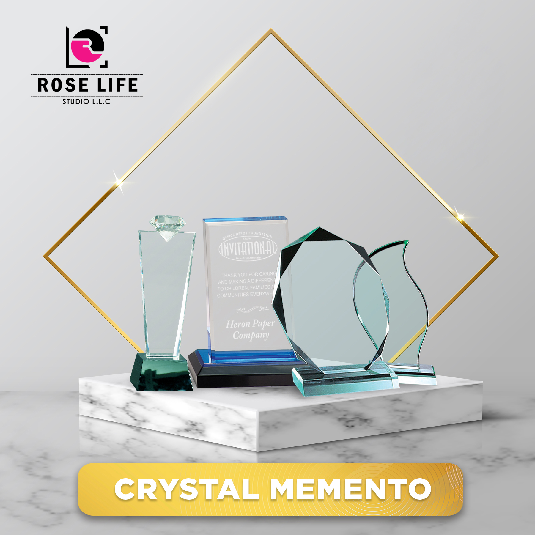 Crystal Memento Printing Dubai