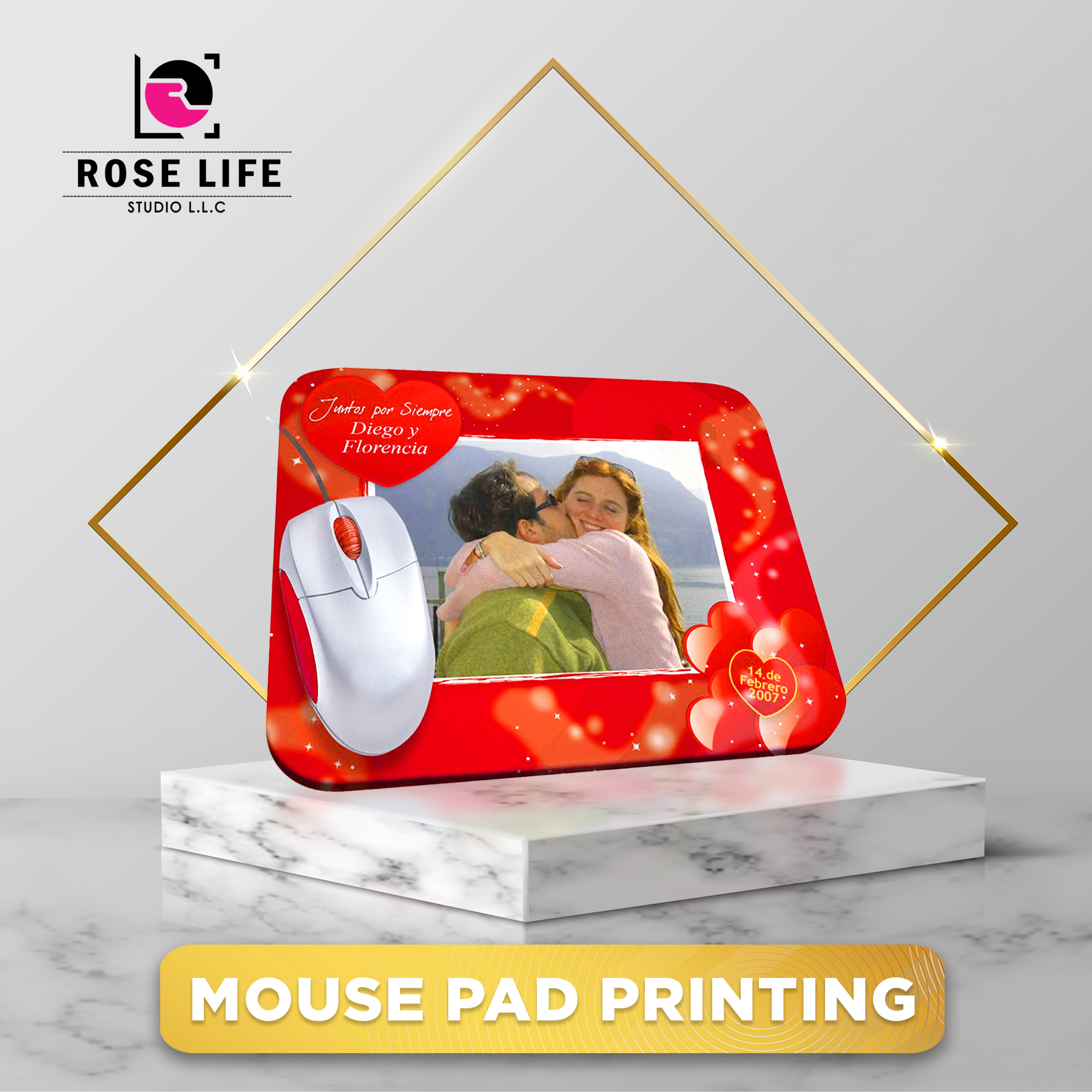 Mouse pad printing Dubai