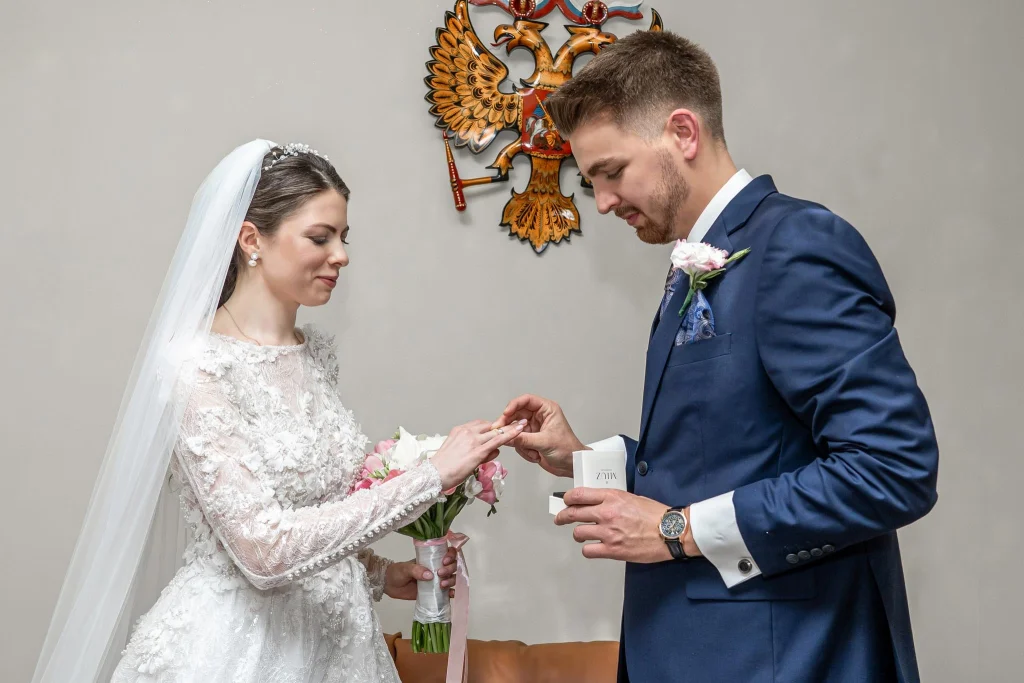 Russian wedding photography in Bur Juman