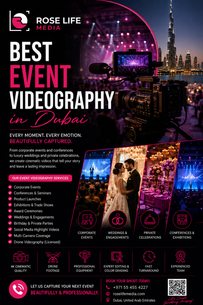 Best event videographer in dubai