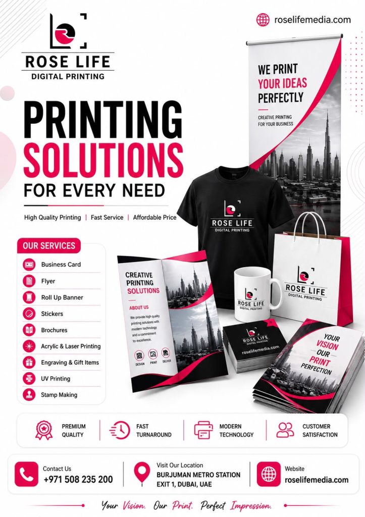 Digital printing services dubai